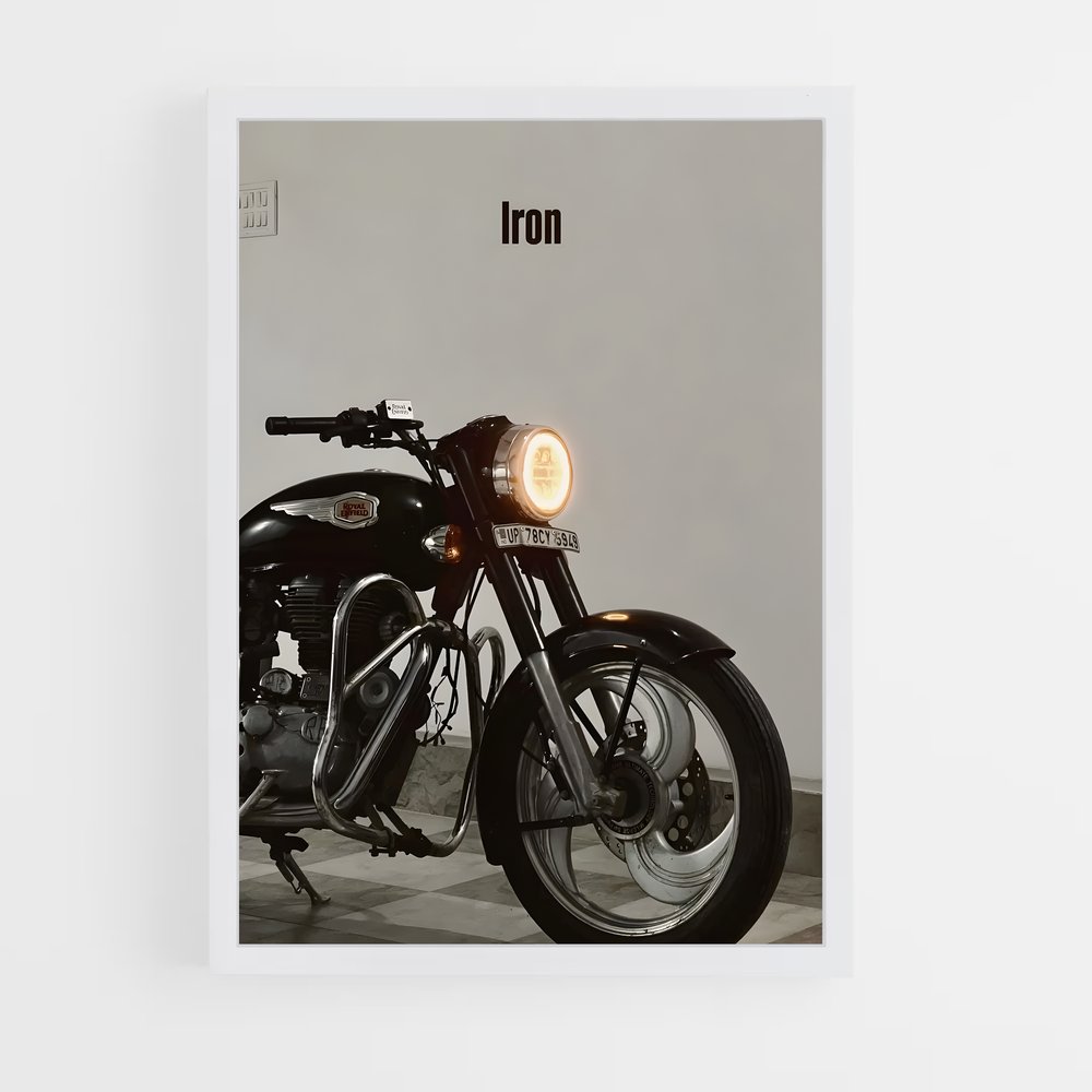 Poster Bullet élégant – affiche Royal Enfield (vue 3)